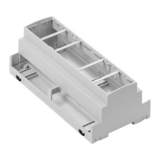 【206-9061】DINレールモジュールボックス ABS樹脂 177.8 x 89.8 x 65.3mm