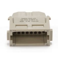 【208-4573】ヘビーデューティパワーコネクタインサート コネクタインサート 25極 ヘビーデューティ電源コネクタ