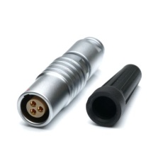 【209-5714】メス 丸型コネクタ、3極、ケーブルマウント