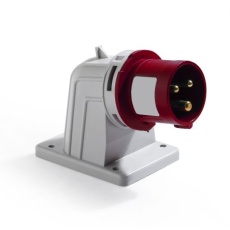 【214-4088】電源コネクタ (産業用コネクタ )、32A、380 → 415 V、3P + N + E、パネルマウント、プラグ、IP44