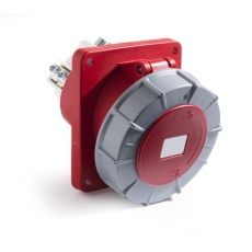 【214-4227】電源コネクタ (産業用コネクタ )、125A、380 → 415 V、3P + N + E、パネルマウント、ソケット、IP67