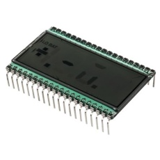 【215-6458】液晶モノクロディスプレイ 半透過型 7セグメント 灰色、1列 3-1/2文字