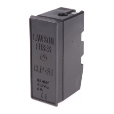 【216-5351】レール取り付けヒューズホルダ 63A 415V ac レール取り付け