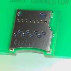 【SDHT-8BNS-K-307-TB(HF)】JST、MicroSDカードコネクタ、MicroSD 