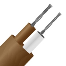 【219-4703】タイプ T 熱電対ケーブル/熱電対線、フラットペア、7 / 0.2mm、+105℃、10m(10m入り)