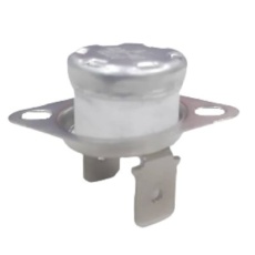 【222-8246】サーモスタット バイメタル、垂直タブ 125 VACで15 A、250 VACで16 A、開 200℃ 閉 160℃