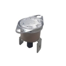 【222-8259】サーモスタット 固定 バイメタル、垂直タブ 15 A @ 125 V ac、16 A @ 250 V ac、開 90℃ 閉 -20℃