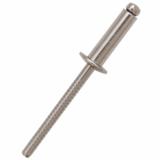 【223-1166】リベット (ブラインド)、リベット径:4.8mm、穴径:4.9mm(50個入り)