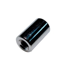 【224-0410】スペーサ、本体長さ:5mm、真鍮、丸