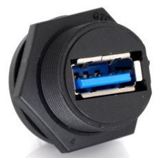 【231-7887】Type-A、USB3.0 USBコネクタ Type-A、メス、パネルマウント