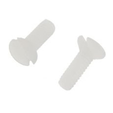 【232-6910】皿頭 小ねじ M2 6.0mm ナイロン(100個入り)