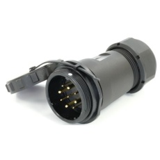 【233-8355】オス 丸型コネクタ、9極、29 mm、ケーブルマウント