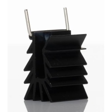 【234-2390】ヒートシンク、(L)20mm (W)27mm (H)16mm