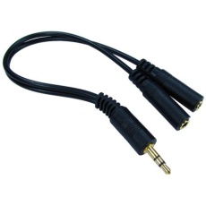【236-9051】AUXケーブル 3.5 mmステレオジャック 3.5 mmステレオジャック x 2 200mm