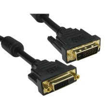 【236-9114】2MTR DVI-D DUAL LINK M-F BLACK + GOLD CO