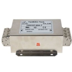 【237-8769】EMIフィルタ、電源ラインフィルタ、ノイズフィルタ、65A、300 / 520 V ac、3相 シャーシーマウント