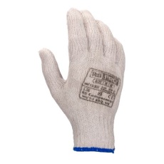 【245-9014】作業用手袋 サイズ:11 XXL ポリコットン 白