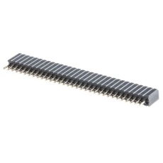 【251-4321】基板接続用ソケット、32 Pin 1 列 1.27mm ピッチ スルーホール実装