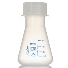【251-9391】PP製 広口 コニカルフラスク 100ml
