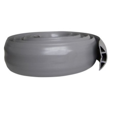 【252-2799】床用モール、内径:15 x 30mm、長さ:5m、グレー