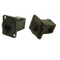 【257-6702】1ポート RJ45コネクタ Cat5e シールドなし