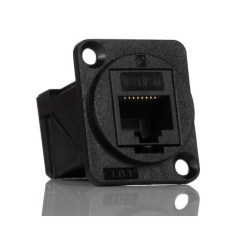 【257-6703】1ポート RJ45コネクタ Cat6 シールドなし