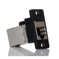 【257-6706】1ポート RJ45コネクタ Cat6 シールド付き