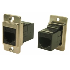 【257-6708】RJ12モジュラージャック・ プラグ メス RJ12コネクタ ねじ取り付け Cat3