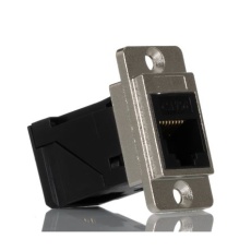 【257-6716】1ポート RJ45コネクタ Cat6 シールドなし