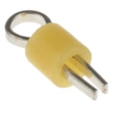 【262-2056】ターミナル 穴径:1.32mm 黄