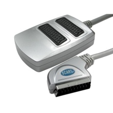 【266-2200】A/Vコネクタアダプタ SCART 2 x SCART