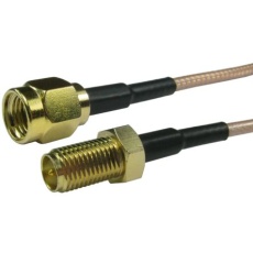 【266-2618】Reverse SMA 同軸ケーブル 50 Ω RP-SMA RP-SMA 2.5m