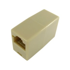【266-2645】2ポート RJ-45カプラ Cat5e シールドなし