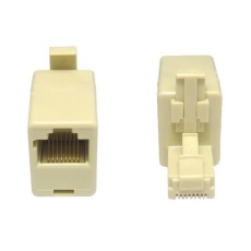 【266-2658】1ポート RJ-45カプラ Cat5e シールドなし