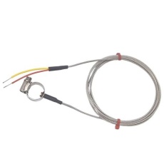 【268-4529】パイプ表面熱電対、Kタイプ、+350℃、ケーブル長さ:2m