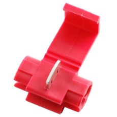 【270-7446】ワイヤスプライスコネクタ 0.5mm2 0.75mm2 22AWG 18AWG 絶縁 クイックスプライス 赤