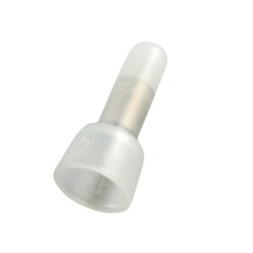 【270-7458】圧着端子用絶縁キャップ 0.5mm2 1.5mm2 22AWG 16AWG 絶縁 閉端 ナチュラル
