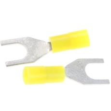 【270-7481】Y形圧着端子、スタッドサイズ M3.5、黄 26AWG to、22AWG