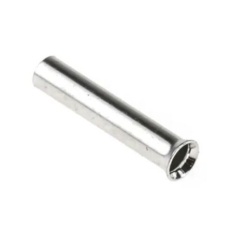 【270-7565】ブーツレースフェルール、最大ワイヤサイズ 0.75mm2、ピン長さ 8mm、ピン径 1.2mm