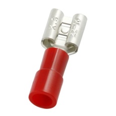【270-7583】メス スペードコネクタ、レセプタクル タイプ: 0.5mm2 → 1.5mm2 22AWG → 16AWG、赤
