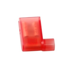 【270-7589】メス スペードコネクタ、フラグ端子 タイプ: 0.5mm2 → 0.75mm2 22AWG → 18AWG、赤
