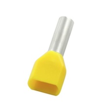 【270-7663】ブーツレースフェルール、最大ワイヤサイズ 2 x 1.0mm2、ピン長さ 8mm、ピン径 2.4mm