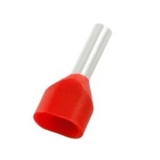 【270-7664】ブーツレースフェルール、最大ワイヤサイズ 2 x 1.0mm2、ピン長さ 10mm、ピン径 2.4mm