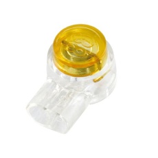 【270-7671】突き合わせ用 スリーブ 26AWG 22AWG 絶縁 バットスプライス 白、黄