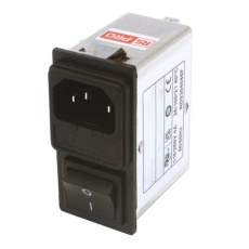 【273-4895】IECフィルタ、4A 250 V ac、1ヒューズ 2極 スナップイン