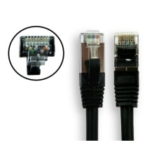 【276-1137】Cat8 カテゴリ8 (Cat8) ケーブル、RJ45-RJ45、20m、黒、S/FTP