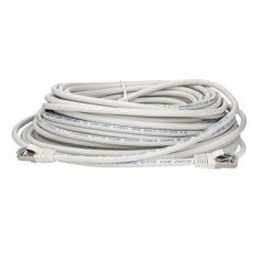 【276-1138】Cat8 カテゴリ8 (Cat8) ケーブル、RJ45-RJ45、20m、白、S/FTP