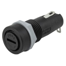 【277-3906】パネル取り付けヒューズホルダ 10A 250V ac パネル取り付け