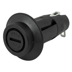 【277-3915】パネル取り付けヒューズホルダ 6.3A 250V ac パネル取り付け