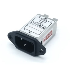 【278-0323】IECインレット、10A 250 V ac シャーシマウント